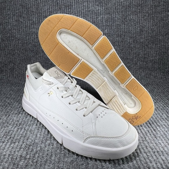 On The Roger Centre Court Women's Size 9 Neutral Arctic Pearl Tennis Shoes - Picture 9 of 12